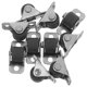 thumbnail image 1 of HEALEEP 10Ud Silenciosas Para Muebles Con De Y Fijas De Caucho Color Plata, 1 of 6