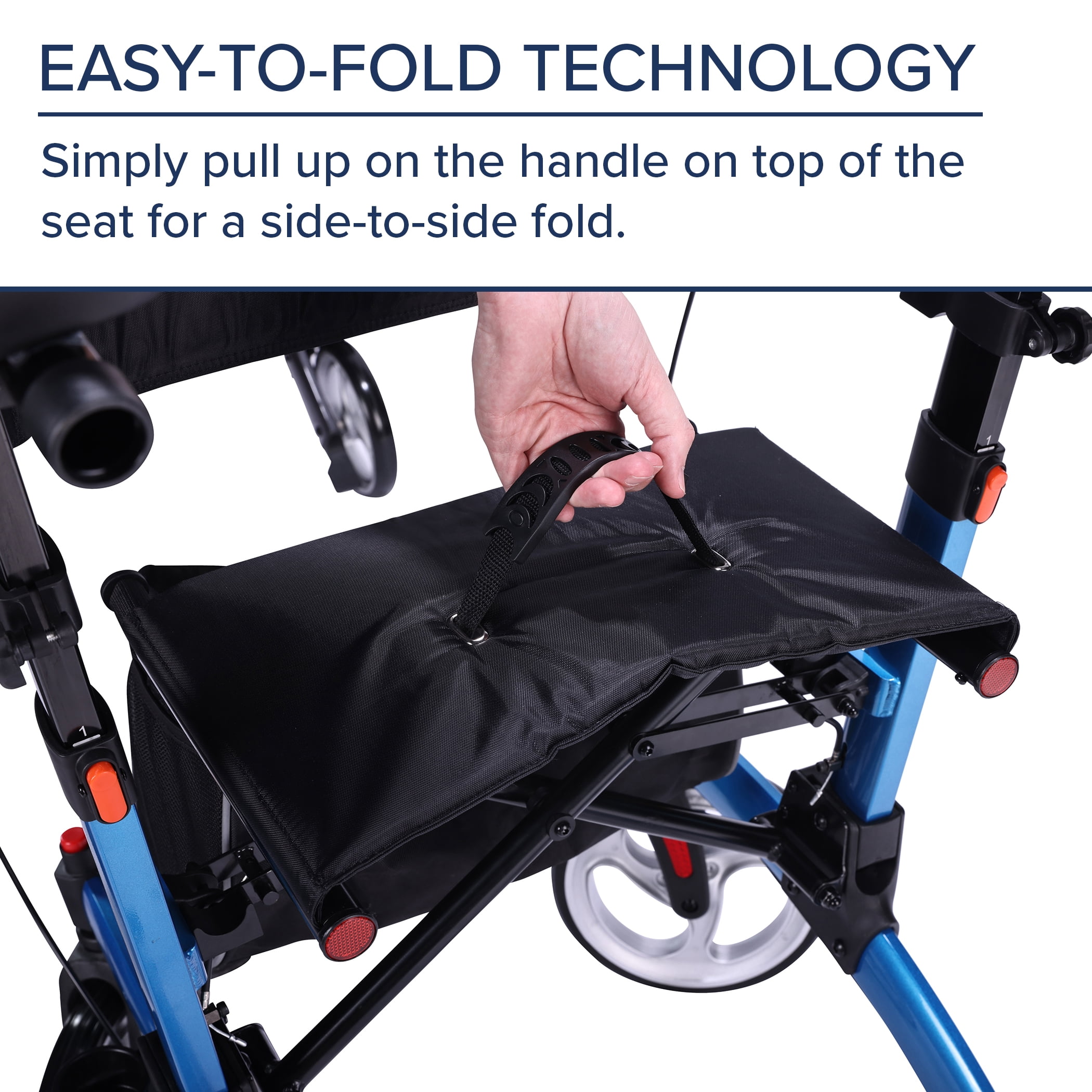 Drive Medical Elevate Upright Walker, Grey