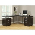 thumbnail image 4 of Monarch Specialties Computer Desk, Home Office, Laptop, Storage Drawers, 48"L, Work, Brown Laminate, 4 of 4