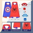 thumbnail image 2 of GSMD Superheroes Unisex Halloween Cosplay Costume for Child, Big and Tall 27'' x 27'', 4 Sets, 2 of 5