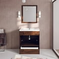 thumbnail image 5 of Eviva Lugano 24" Rosewood Modern Bathroom Vanity w/ White Integrated Top, 5 of 7