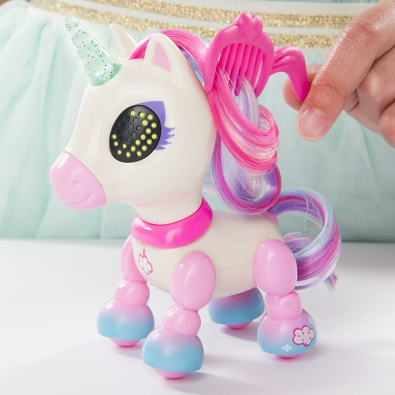Zoomer Zupps Tiny Unicorns Dream Interactive Unicorn with Light up Horn for Ages 4 and up