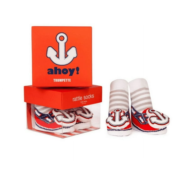 Chaussettes - Trumpette - Ahoy Hochet Rouge Accessoires Bébé 0-12 Mois