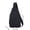 🔥 Black_Base#17141, variant on Chest Bag Crossbody Chest Pack | Adjustable Strap | Multi-Compartment Organizer | Durable Cloth Fabric | Secure Zip Closures | Sports Portable Waist Sling | 30x18cm | Black/White/Khaki/Pink