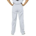 thumbnail image 2 of Panda Uniform by HeedFit Women’s Single Pocket Flare Leg Scrub Pants, White, 6XL, 2 of 3