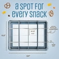 thumbnail image 6 of COOK WITH COLOR Snack Box, 16-Compartment Lunch Box & Food Storage Container, Blue, 6 of 9