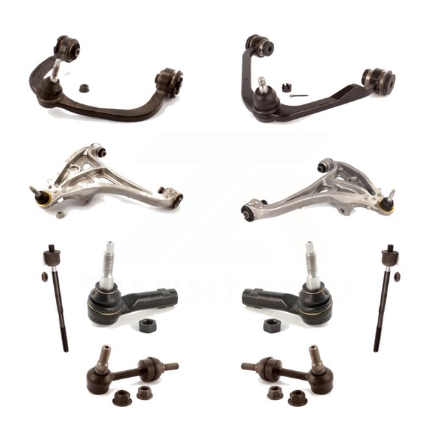 Front Control Arms Assembly And Lower Ball Joints Tie Rods Link Sway Bar Suspension Kit (10Pc) For 2004 Ford F-150 Heritage RWD with Naturally Aspirated 11th Digit Of Vin Is K N or F