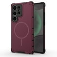 thumbnail image 2 of Magnetic Designed for Samsung Galaxy S24 Ultra Case, Drop Protection Heavy Duty Case Compatible with Magnetic Chargers, Raised Camera Corners Protection Cover for Samsung Galaxy S24 Ultra, Plum, 2 of 8