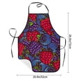 thumbnail image 2 of Yiaed Wild Berries Print Kitchen Apron with Hand Wipe Pockets,Big Pocket,Aprons for Women with Pockets, Waterproof for Cooking Baking, 2 of 7