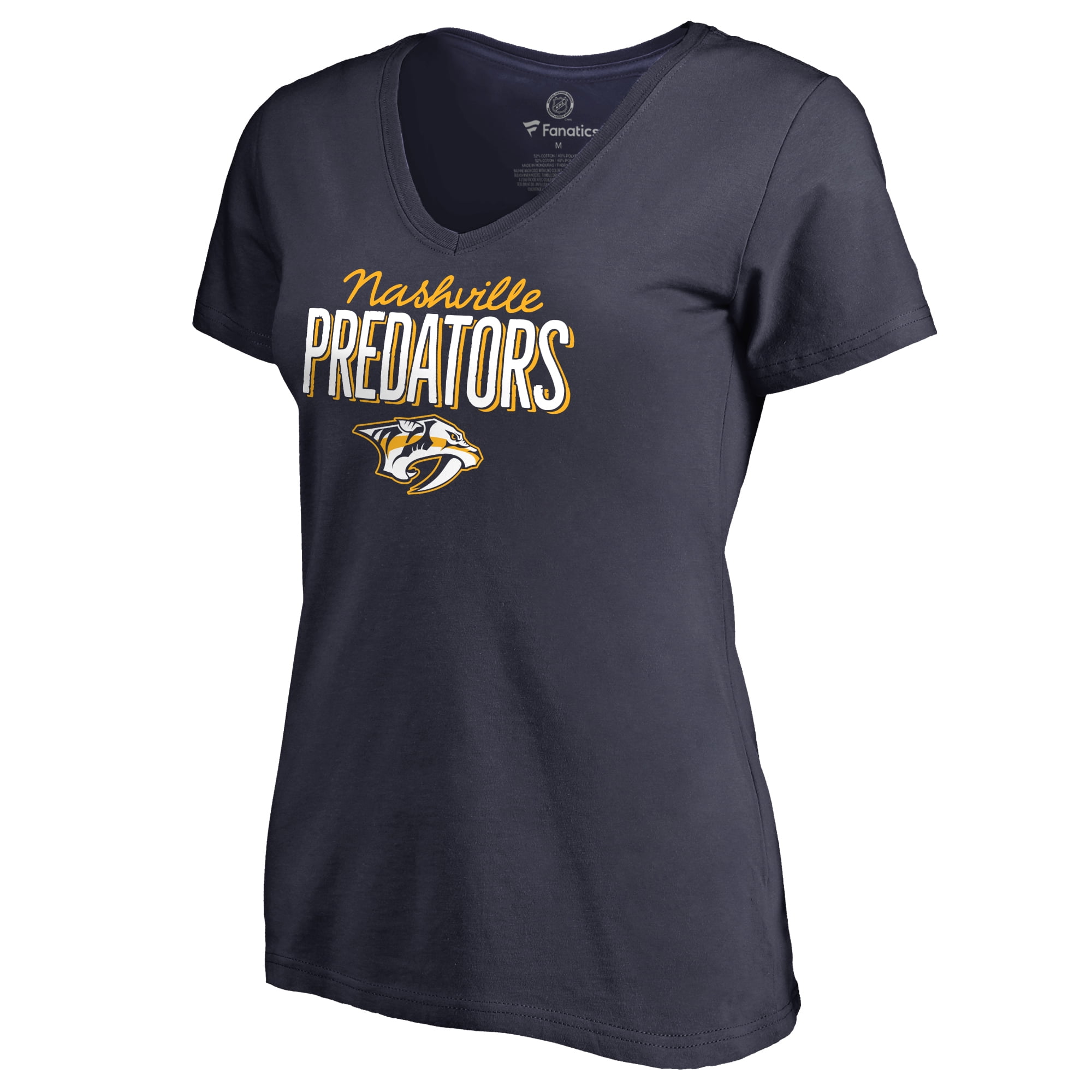 Nashville Predators Women's Nostalgia T-Shirt - Navy - Walmart.com