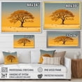 thumbnail image 4 of Designart "Essence Of African Trees III" Tree African Floater Framed Wall Art Prints, 4 of 5