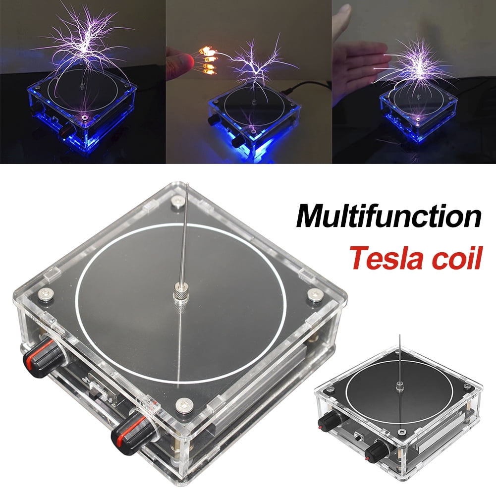 Bobina Tesla Con Bluetooth – Genera Arcos Eléctricos Y Reproduce Música, Kit Educativo De Ciencias