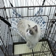 thumbnail image 1 of Hamaca para gatos de lona para primavera y verano, hamaca colgante de terciopelo para gatos, longitud ajustable, columpio colgante para gatos, nido para gatos, 1 of 3