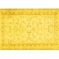 thumbnail image 1 of Ahgly Company Indoor Rectangle Abstract Yellow Contemporary Area Rugs, 7' x 10', 1 of 4