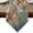 Green, variant on Grey Brown Copper Rust Table Runner Linen Burlap Table Runner 36 Inches Small Vintage Industrial Mottled Abstract Dresser Scarves for Kitchen Island Coffee Dining Room Party Holiday 13"x36"