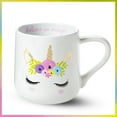thumbnail image 4 of Votum Large Cute Handmade Unicorn Mug 18.6 oz. White Ceramic Coffee Cup, 4 of 8