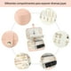 thumbnail image 5 of 6Pcs Joyero de Viaje Portatil, Joyero Pequeño, Alhajero de Organización con 2 Compartimientos Separados, Organizador de Joyeria para Impermeable de Cuero, Interior de Terciopelo (Rosa), 5 of 9