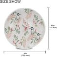 thumbnail image 4 of Dreamtimes Vintage Flowers and Birds Round Tablecloth 60", Table Cover Water Resistant Spill Proof Large Table Cover for Indoor & Outdoor Family Gathering Dinner, Hotel, BBQ, 4 of 7