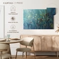 thumbnail image 5 of Elephant Stock Blue Vision I Wall Art - Horizontal Canvas Wall Art - Living Room Wall Decor - Abstract Canvas - Red And Green Decor By Tim O'toole - 24" x 16", 5 of 8