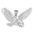 thumbnail image 1 of 18K White Gold Eagle Pendant - 23 mm, 1 of 3