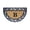 Monogram B, variant on Legendary Doormats 22" x 36" Monogrammed Half Moon Coir Doormat with Non Slip Rubber Border Design Custom Entrance Mat - Monogram A