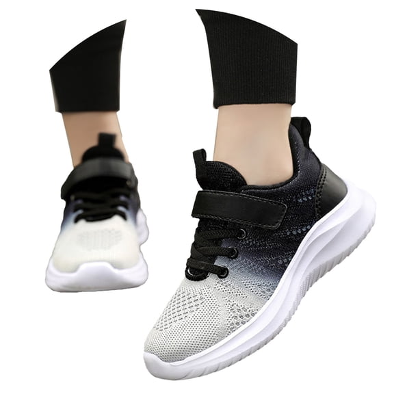 uikmnh Kids Gradient Mesh Sneakers Lightweight Breathable Running Shoes for Boys and Girls Size:6.5