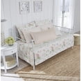 thumbnail image 3 of Laura Ashley - Juego de cama ligera con fundas y funda de almohada a juego, decoración del hogar para todas las estaciones (sofá cama rosa floral), 3 of 5