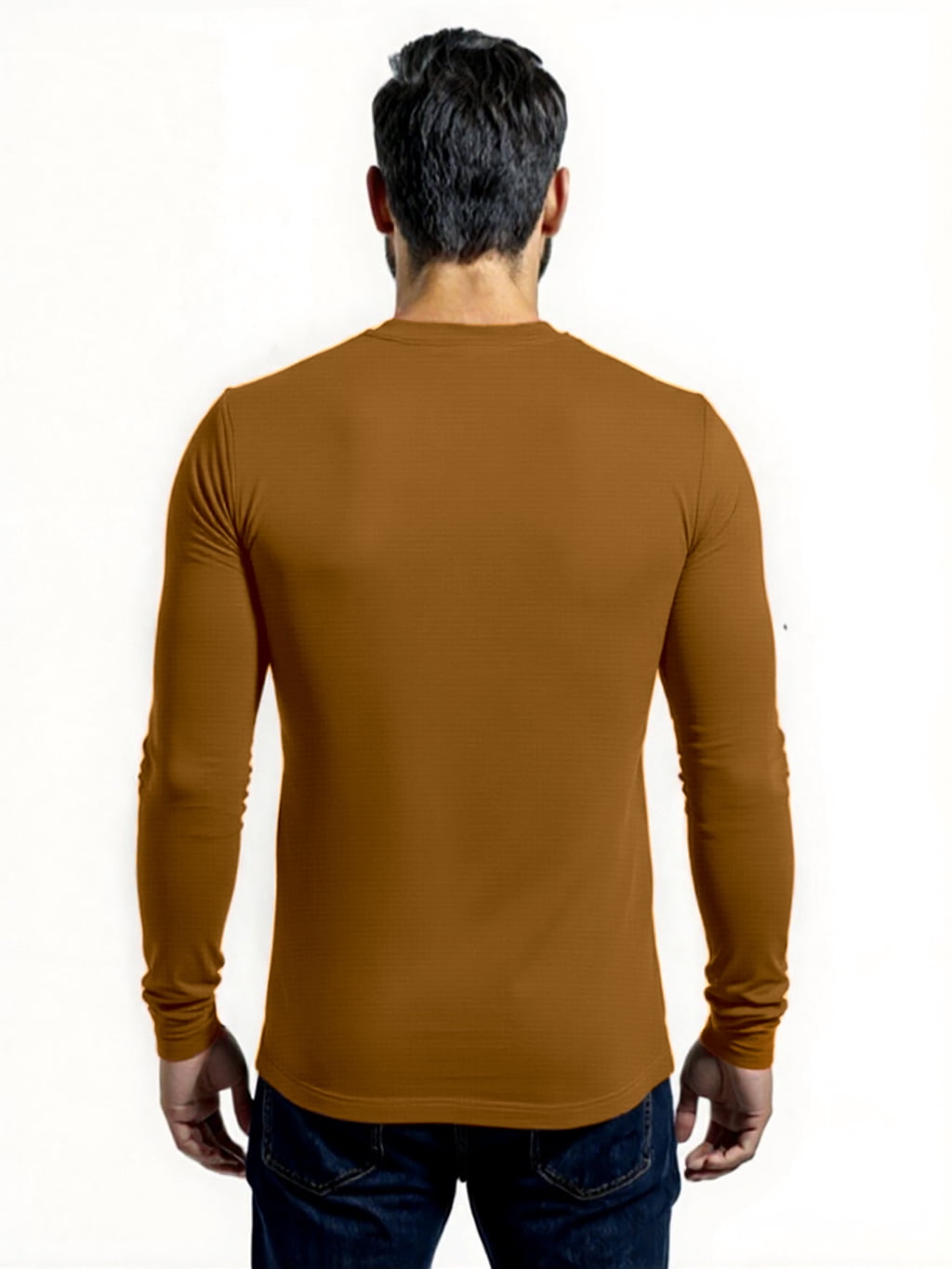 John Deere Men's Warmth Shield Long Sleeve Thermal Pocket Henley Shirt JD