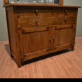 thumbnail image 3 of Crafters and Weavers 50" Mission Buffet Cabinet with Mirror - Dark Walnut, 3 of 4