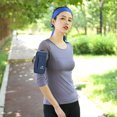 thumbnail image 2 of WRKEKC Clearance Adjustable Phone Arm Band for Running & Workouts - Universal Crossbody Pouch with Reflective Safety Stripes, 2 of 7