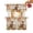 Khaki, variant on Fall Scarecrows Kitchen Curtains Sets 24 Inch Length Tier Curtain, Thanksgiving Autumn Pumpkins Leaves Beige Rod Pocket Window Treatments, Window Valance Curtains for Bathroom/Bedroom/Cafe 3 Panels