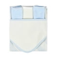 thumbnail image 3 of Gerber Baby Boy or Baby Girl Unisex Hooded Terry Velour Bath Towel & Washcloths Set, 4-Piece, 3 of 8