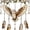 Barn Owl graceful hummingbird wind chime for outside, variant on Graceful Hummingbird Wind Chime, Wind Chimes for Outside, Outdoor Windchimes, Memorial Garden Decor for Outside, Birthday Gardening Gifts for Women Grandma (Hummingbird)