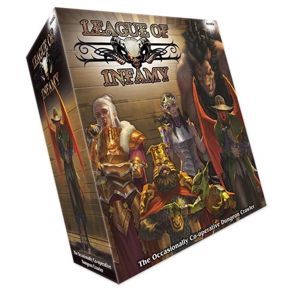 Mantic League of Infamy Master of Shadows KS Pledge - Occasionally Cooperative Dungeon Crawler Boardgame