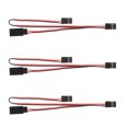thumbnail image 1 of 3pcs Y Receptor Extensión Servo Cable 3CH Servo Receptor Cable de extensión Cable de extensión Compa Irfora Cable, 1 of 7