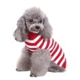 thumbnail image 4 of Skksst Pet Christmas Costume Clothes Striped Sweater Dog Puppy Xmas Holiday Apparel, 4 of 7