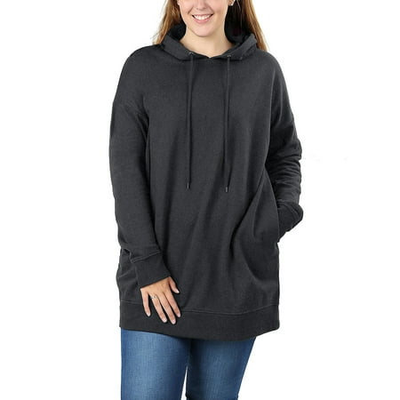 Comfy Hoodie Set - JED FASHION Women's Plus Size Comfy Fit Hoodie Tunic Sweatshirt