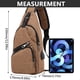 thumbnail image 3 of Bolso de pecho para hombre, Bolso ligera para montar a horcajadas, resistente al desgaste, a prueba de arañazos, viaje de compras, 3 of 5