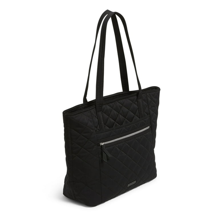 Vera bradley black leather on sale tote