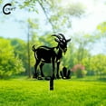 thumbnail image 2 of C-CRAFT Goat Metal Garden Stake Sign 30 inches, Custom Outdoor Yard Accent and Unique Gardener Gift, 2 of 8