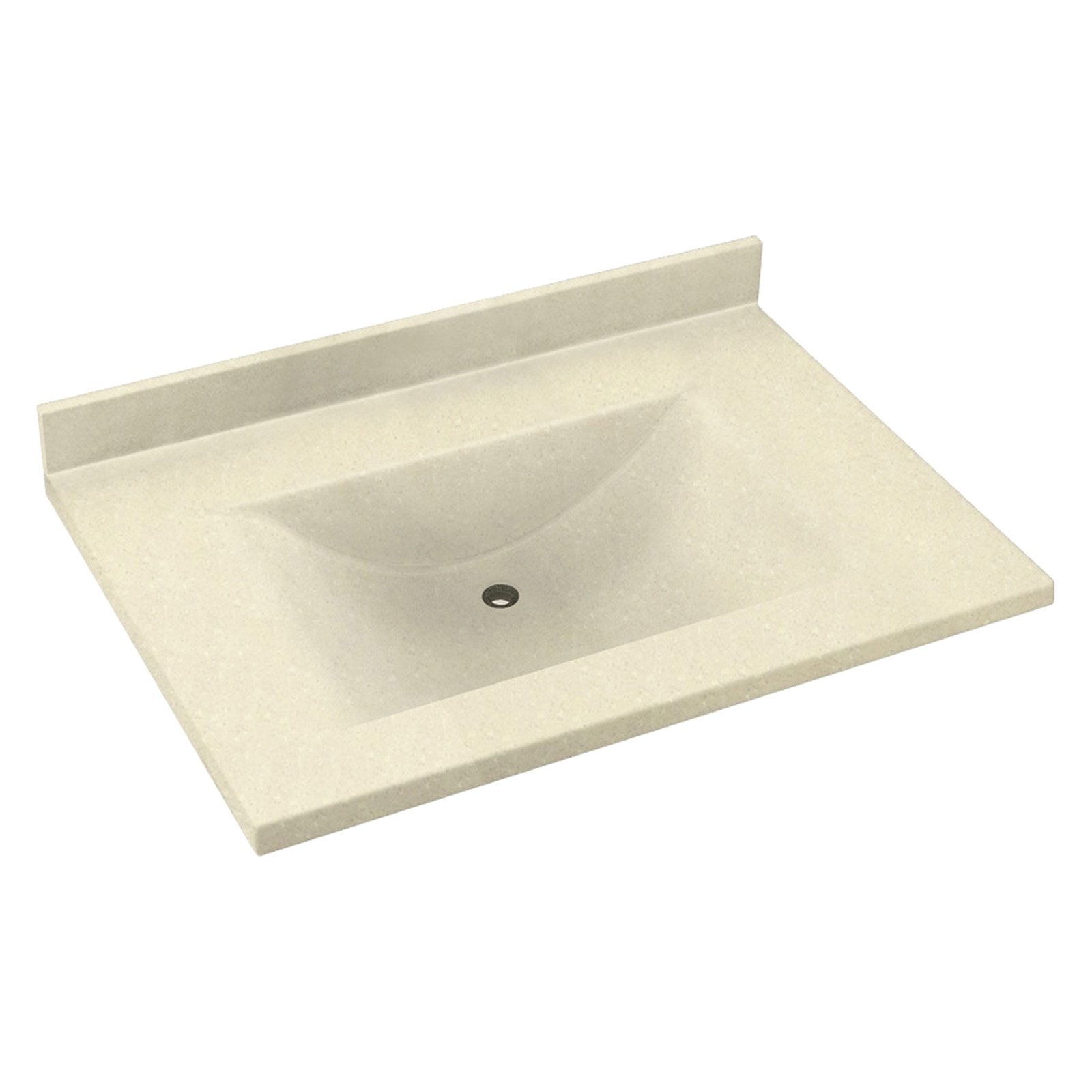 Swanstone 37W x 22D in. Contour Solid Surface Vanity Top
