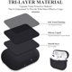 thumbnail image 3 of AirPods Pro, Compatible con Fundas AirPods Pro 2019 Funda de Silicona Líquida [LED Frontal Visible y Carga Inalámbrica] [con Mosquetón] Protección Híbrida Cubierta a Prueba de Golpes,Negro, 3 of 5