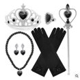 thumbnail image 1 of Vestido de princesa de cola larga para niños, tutú de malla, disfraz de cabestrillo de encaje negro para niñas, Halloween, Nairobi Orn, fiesta de cumpleaños, cosplay de ángel zhangyuxiang unisex, 1 of 2