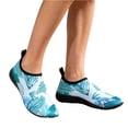 thumbnail image 2 of HTHLVMD Swim Surf Shoes, Barefoot Water Shoes, Water Shoes for Women Men Quick-Dry Aqua Socks Swim Beach Barefoot Yoga Exercise Wear Sport Accessories Pool Camping Must Haves, Green 9, 2 of 4