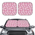 thumbnail image 6 of Lsque Cute Rabbit 2 PCS Windshield Sun Shade | CarFoldable Window Covers | Car Accessories Reflect UV for Universal Cars SUV Truck | Small, 6 of 7