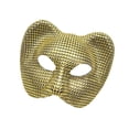 thumbnail image 2 of Máscara de leopardo, accesorio de fotografía, accesorio de cosplay, disfraz, máscara de media cara para Pascua Oro, 2 of 9