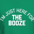 thumbnail image 3 of CafePress - I'm Just Here For The Booze Dark T Shirt - Men's Classic Graphic Cotton T-Shirt, 3 of 4
