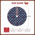 thumbnail image 2 of Rateoe Cartoon Lighthouse Pattern Christmas Tree Skirt with Ties , Christmas Tree Decorations, Farmhouse Christmas Decor Xmas Holiday Decorations-30", 2 of 6