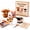 Farm Cuties, variant on 3D Beaded Animal Kit, Tiny 3D Beaded Animal DIY Kit, Easy DIY Beading Embroidery Kit, 3D Animal Themed Beadwork Kit for Beginners & Craft Enthusiasts, with Instructions (Cryptid & Monster)