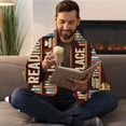 thumbnail image 4 of Prime Day Deals Lightweight Breathable Summer Blanket Blanket for Book Lovers With Warm Comfortable Transfer Heat to Keep Body Cool for Hot Sleepers Night Sweats Coffee 60x78 IN, 4 of 7